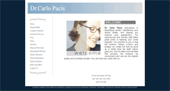 Desktop Screenshot of carlopacisdds.com